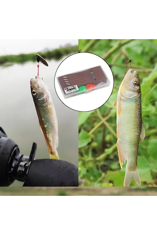 Homyl Bağlı Sinekler Seti Yapay Yem Balıkçılık Cazibesi C