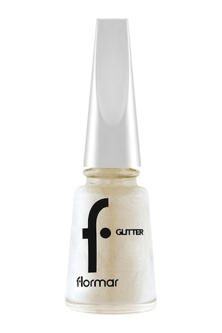 Flormar Glitter Yarı Transparan Parlak Bitişli Simli Oje GL12
