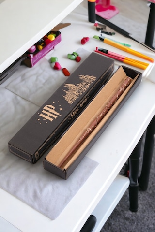 Harry Potter Asası Hermonie Asası 33 Cm , Büyülü Asa, Harmony Asası Kutulu