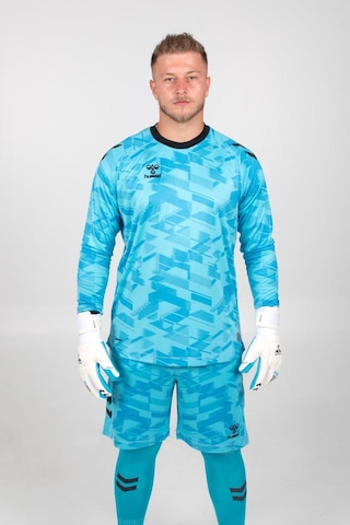 Hummel Line Kaleci Tek Üst Forma Turkuaz