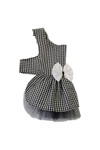 Gobo Kareli Dişi Kedi Köpek Kıyafeti Elbisesi