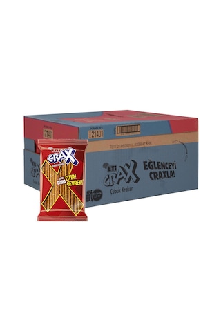 Eti Crax Çubuk Kraker Sade 40 G X 34 Adet