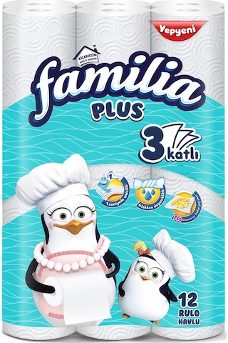 Familia Kağıt Havlu Plus 24 Lü Pk (3 Katlı) (2Pk*12)