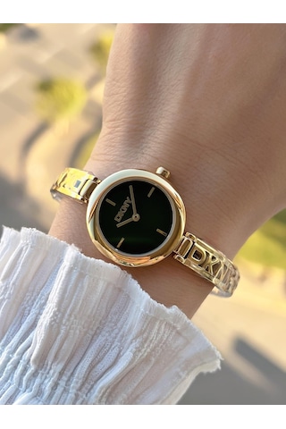 Dkny Çelik Kasa Ve Kordon 5 Atm Suya Dayanıklı 2 Yıl Garantili Kadın Kol Saati Dkny.0065.2 Sarı