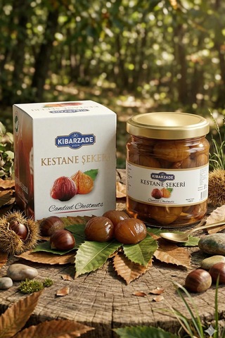 Kestane Şekeri - Şerbetli Kavanoz - 250 Gr