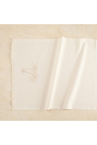 Mudo Home Tropıc Nakışlı Runner Ekru 50x130