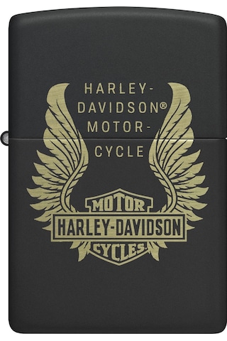 Zippo Harley Davidson Motor Cycle 218-116668 Siyah
