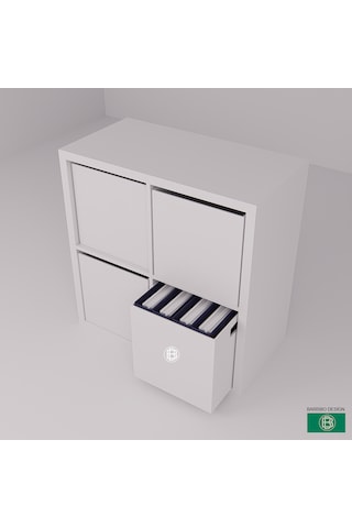 Çok Amaçlı Çekmeceli Dolap Dosyalık, Oyuncakdolabı Vb. Kullanım Beyaz