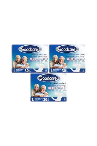 Goodcare Hasta Bezi Yetişkin Bel Bantlı Tekstil Yüzey L 90 Adet M