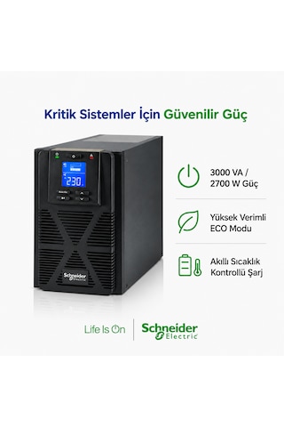 Easy Ups On-line Spm3kı-tr 3000va 2700w 230v Saf Sinüs Kesintisiz Güç Kaynağı - Ups