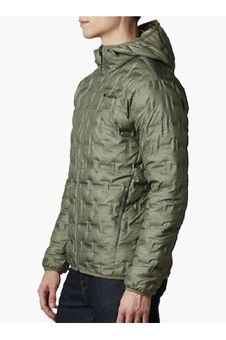Columbia Wo0954 Delta Ridge Down Hooded Erkek Kaz Tüyü Mont Yeşil