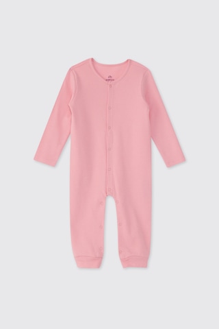 Panço Yenidoğan Fırfırlı Pembe Tulum 2511GN30005