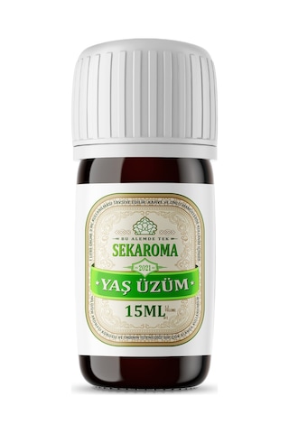 Sek Aroma Tekirdağ Yaş Üzüm Aroması 15 ML - 5 L Uyumlu Sek Aroma Tekirdağ Yaş Üzüm Aroması 15 ML - 5 L Uyumlu