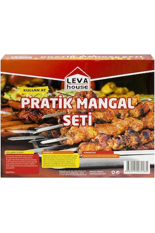 Leva House Pratik Kullan-At Kömürlü Mangal