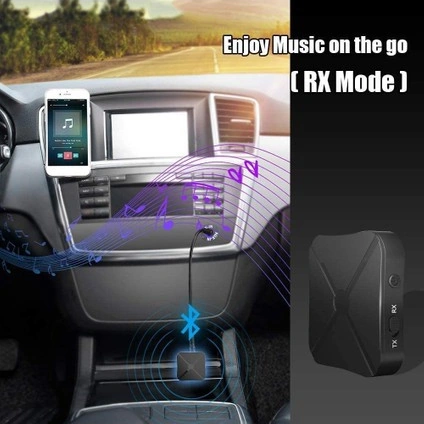 Xiyyadms Bluetooth 5.0 Alıcı-verici Adaptörü - Tv, Araba Hoparlörü, Telefon Ve Bilgisayar Ses Uyumlu Çift Fonksiyonlu Donanım