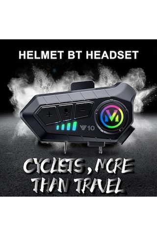 Y10 Bluetooth Kasklarla Uyumlu İnterkom