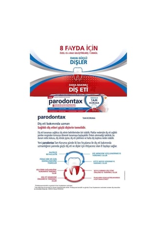 Yeni 80 Gr/50ml - 8 Adet, Ferahlık Tam Koruma Diş Macunu