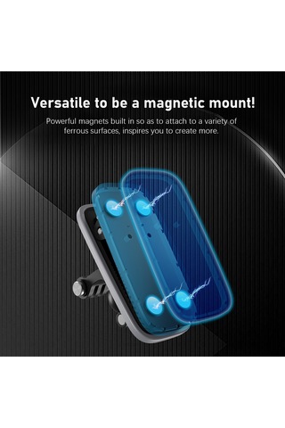 Yaozixa Telesın Manyetik Sırt Çantası Klipsi - 360 Ayarlanabilir Top Kolu - Gopro11 Ve Spor Kameraları İçin Uyumlu Tutucu