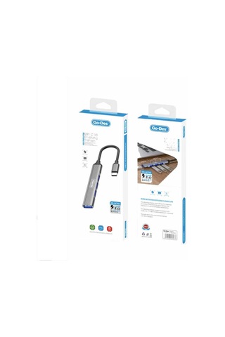 Go Des GD-UC702 Type-C Hub 4 in 1 USB Çoğaltıcı Adaptör Çoklu USB İstasyonu Tak & Çalıştır - ZORE-258911