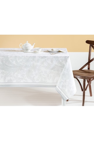 Madame Coco Bernice Polycotton Masa Örtüsü - Gri - 160x200 Cm Pco-05160 X 200-gri