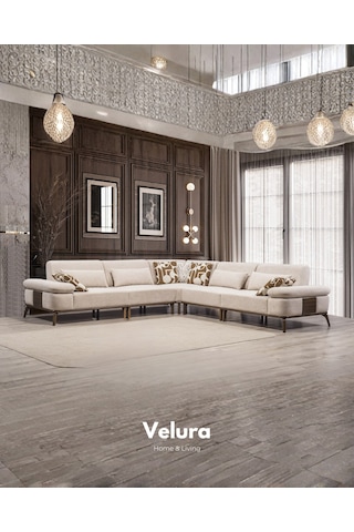 Losso Modüler Köşe Koltuk Takımı & Oturma Grubu Ekru