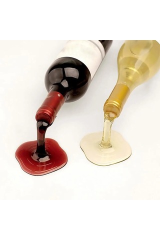 Cbtx Dökülen Şarap Şişesi Rafı Dolabı Şaraplık Bordo