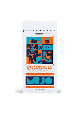 Colombia Obraje Farm Specially Coffee Çekirdek Kahve-500gr-moka Pot Moka Pot
