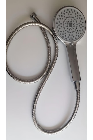 Fonksiyonlu Duş Başlığı - Duş Başlığı Spirali GÜMÜŞ