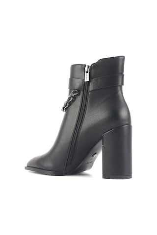 Nine West Flora 4pr Siyah Kadın Topuklu Bot 000000000101701975 Siyah