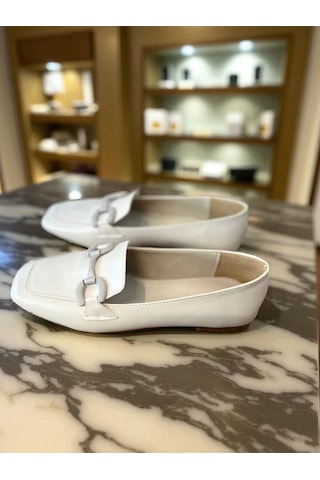 Aska Shoes Günlük Tokalı Babet 2025aska006 Bej