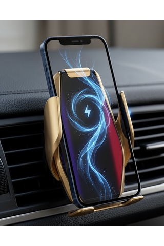 Araç Telefon Tutucu Otomatik Açılan Sensörlü Uczzzs7sensörlütelefontutucu-4 Çok Renkli