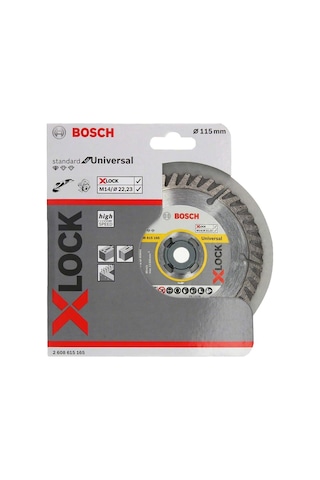 Bosch X-Lock Standard For Universal 115 mm Elmas Kesici Disk - 2608615165