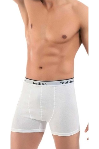 Abarta Erkek Slimfit Boxer -renk Ve Beden Seçenekleri -3 Adet Beyaz