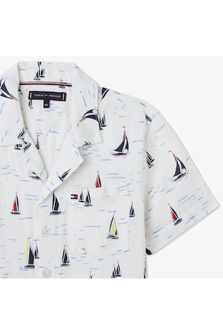 Tommy Hilfiger Çocuk Beyaz Gömlek Kb0kb09549 Beyaz