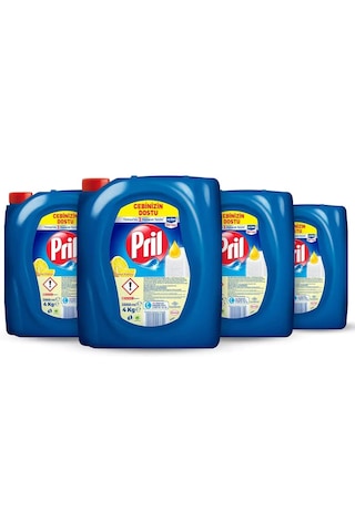 Şeylişeyler Pril Sıvı Bulaşık Deterjanı Limon 4 Lt 4 Adet