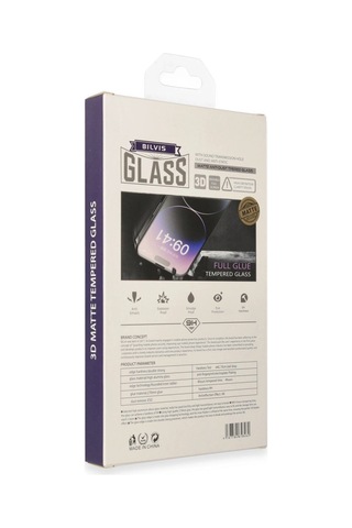 Apple iPhone Uyumlu 15 Pro Bilvis 3d Mat Cam Ekran Koruyucu