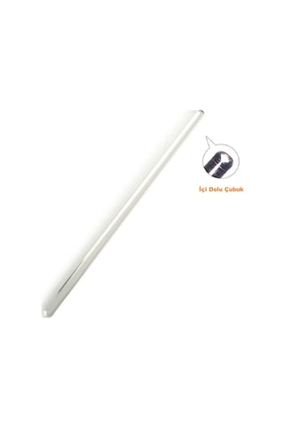 Agena 3 Adet Borosilikat Cam Baget 7x300 Mm - İçi Dolu Çubuk Glass Stirring Bar