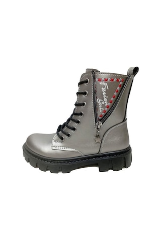 Fix Kids 9604 Deri Trend Fashion Kız Çocuk Bot Platin