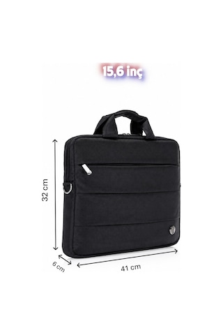 Plm Canyoncase 15,6inç Laptop Dizüstü Bilgisayar Evrak Çanta-siyh