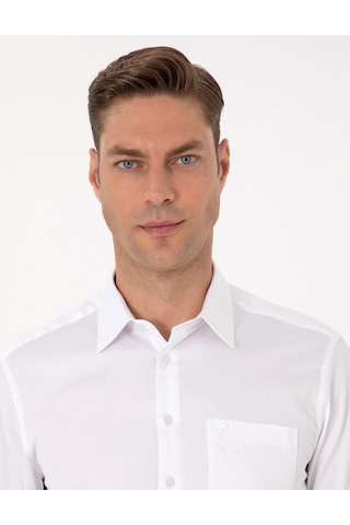 Pierre Cardin Erkek Beyaz Gömlek Basic 50313177-vr013 Beyaz
