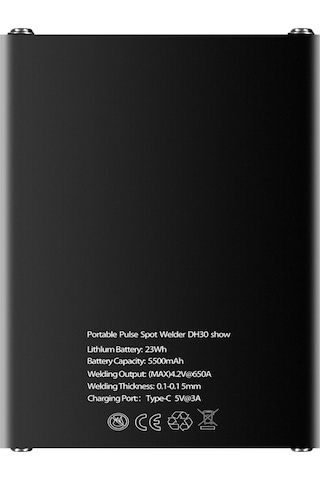 Vkemall Punta Kaynak Makinesi Dh30 Oled Ekranlı El Tipi Nokta Kaynak Makinesi 18650 Dokunmatik Kaynak Siyah