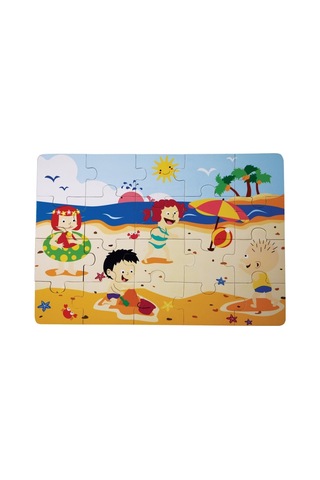 Northcity Cs-1282 Yaz Ahşap Yer Puzzle Bx Standart