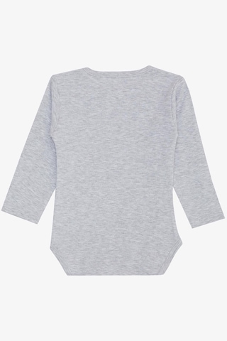 Breeze Erkek Bebek Çıtçıtlı Zıbın Body Hayvanat Bahçesi Dost Hayvanlar Baskılı 9 Ay-3 Yaş, Açık Gri Melanj Açık Gri Melanj