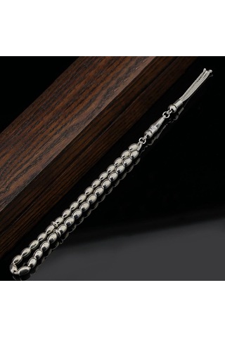 Arpa Kesim Gümüş Tesbih Model 4