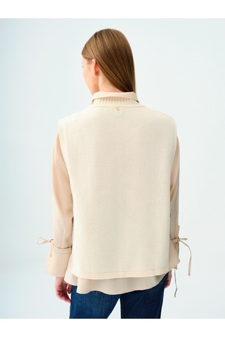 LOFT Loose Fit Kadın Kazak Ekru