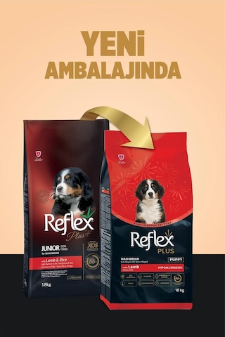 Plus Hipoalerjenik Kuzu Etli Orta Ve Büyük Irk Yavru Köpek Maması, 18 Kg