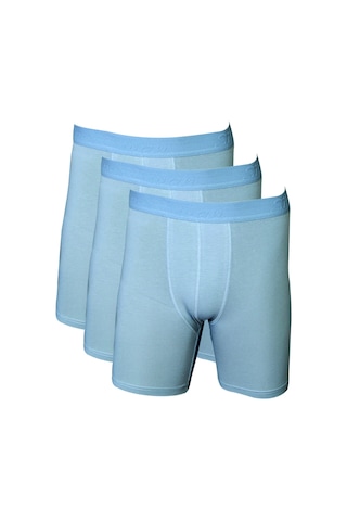 Silver Swan Modal Kumaş Gri Lüx Kutulu Boxer Ekonomik Paket 3'Lü