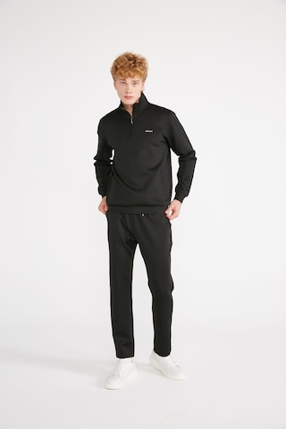 Jepublic Jp Scuba 1/2 Zıp Sweatshırt Siyah