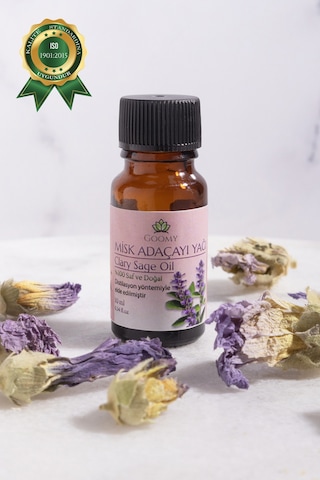 Goomy Misk Adaçayı Yağı %100 Doğal Bitkisel Uçucu Yağ Clary Sage Oil 10ml 10 ML