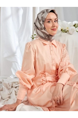Silk Home Twill İpek Eşarp - 11548-02 Koyu Gri